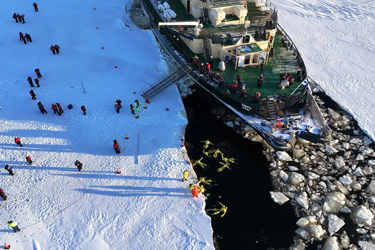 IceBreaker Cruise and Ice Floating